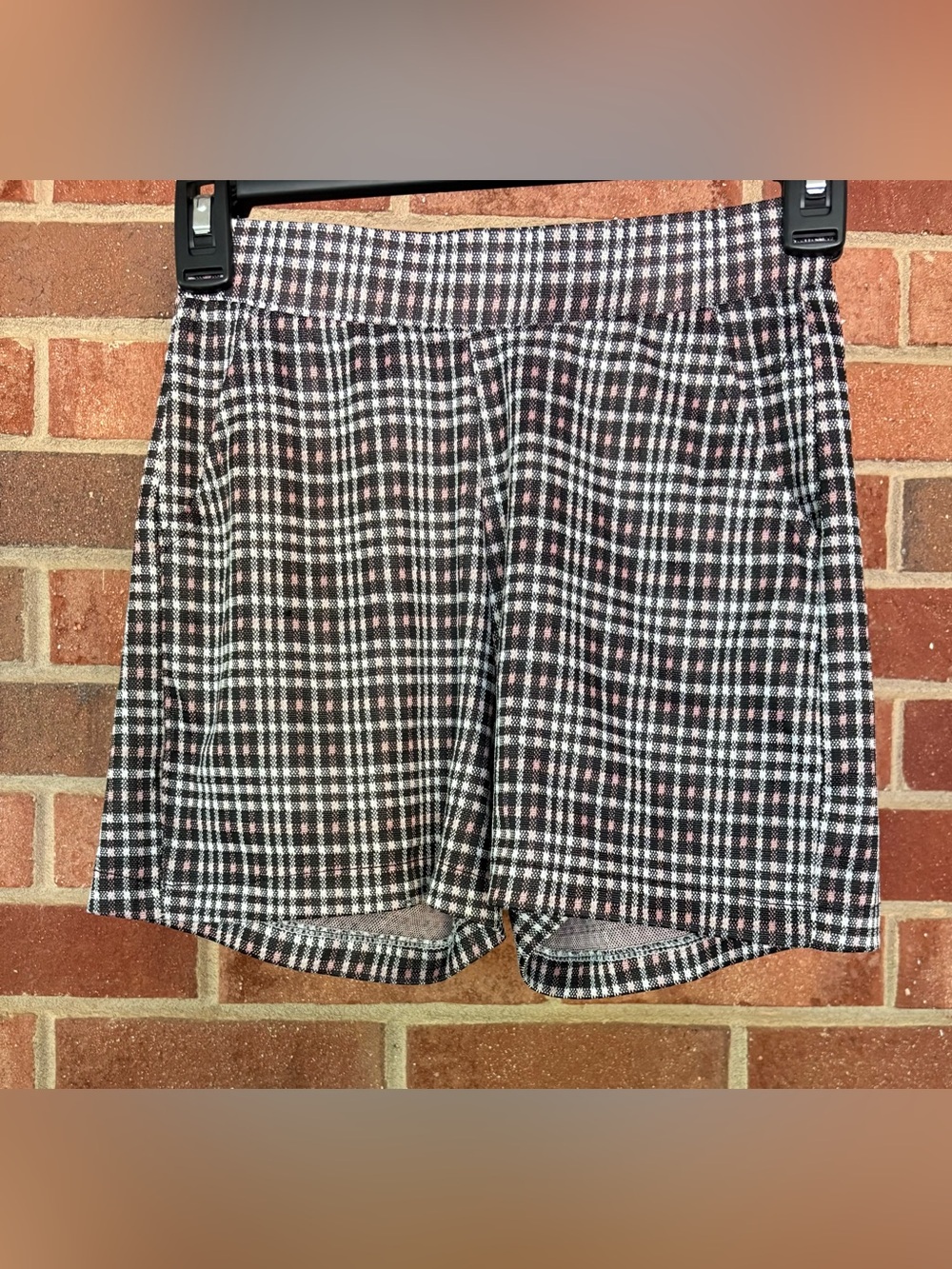 C-mode plaid shorts women’s small